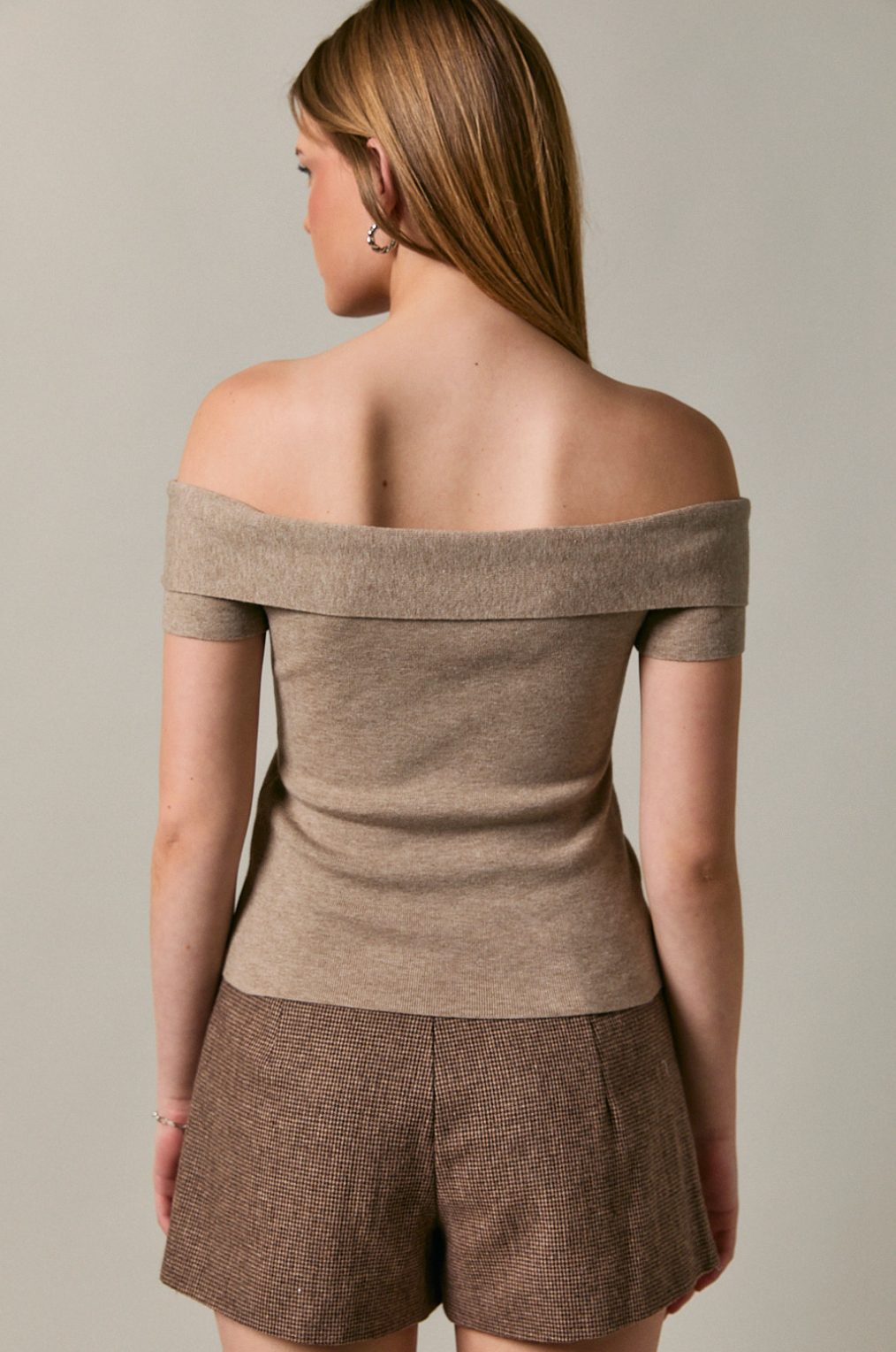 Callie Off Shoulder Bow Sweater