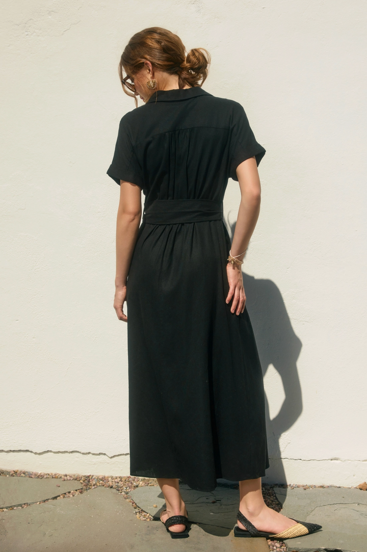 Blake Wicker Buckle Dress