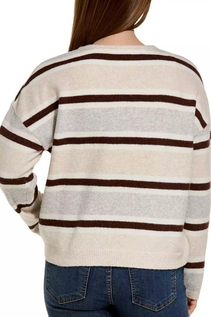 June Striped Cardigan