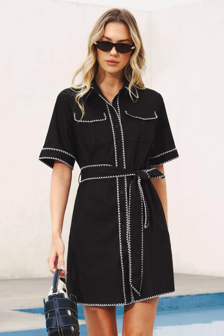 Francesca Belted Dress