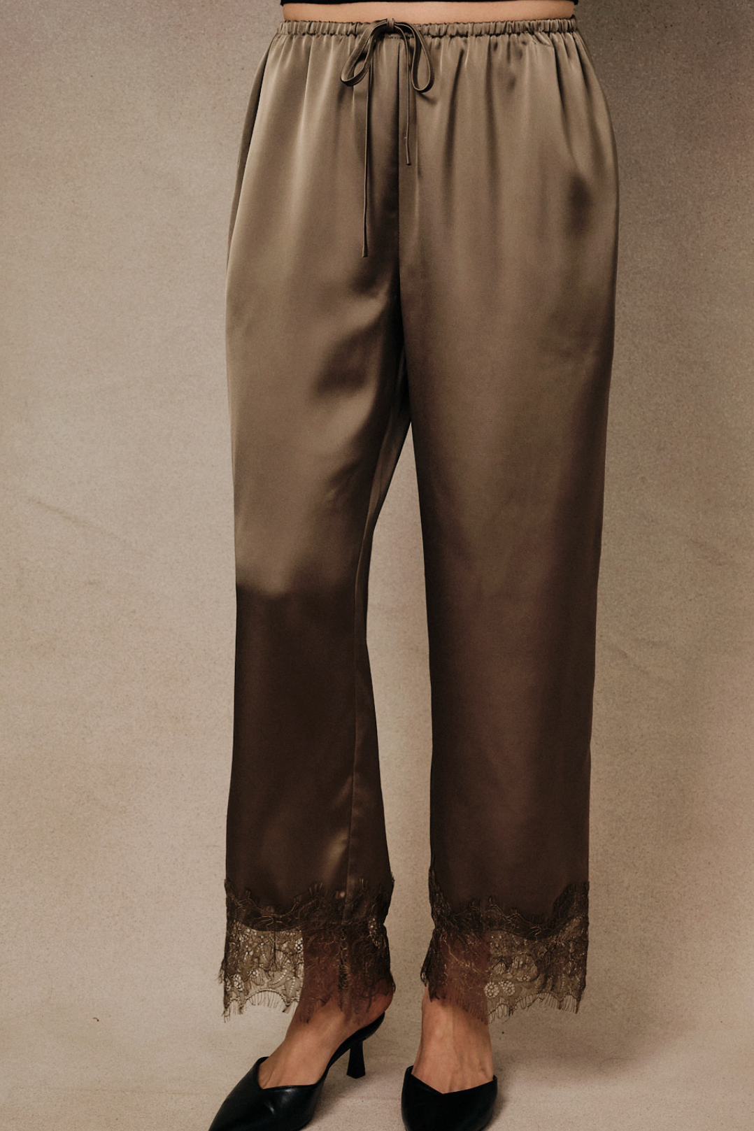 Dawn Lace Hem Pants