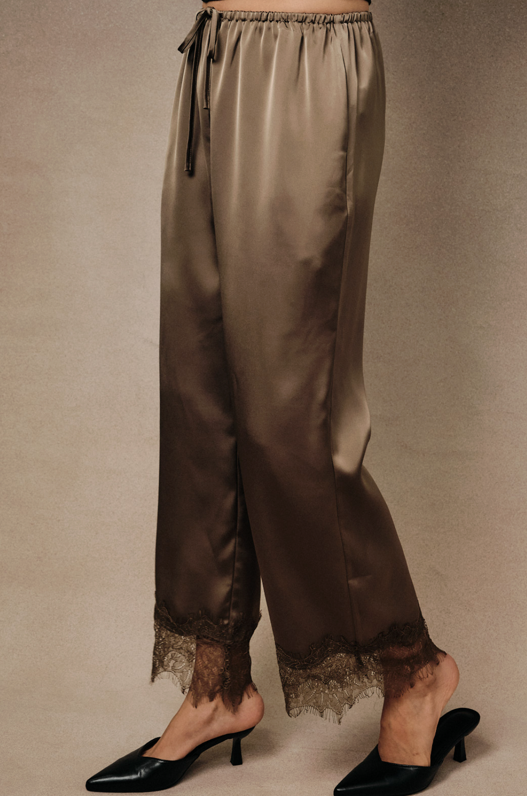 Dawn Lace Hem Pants