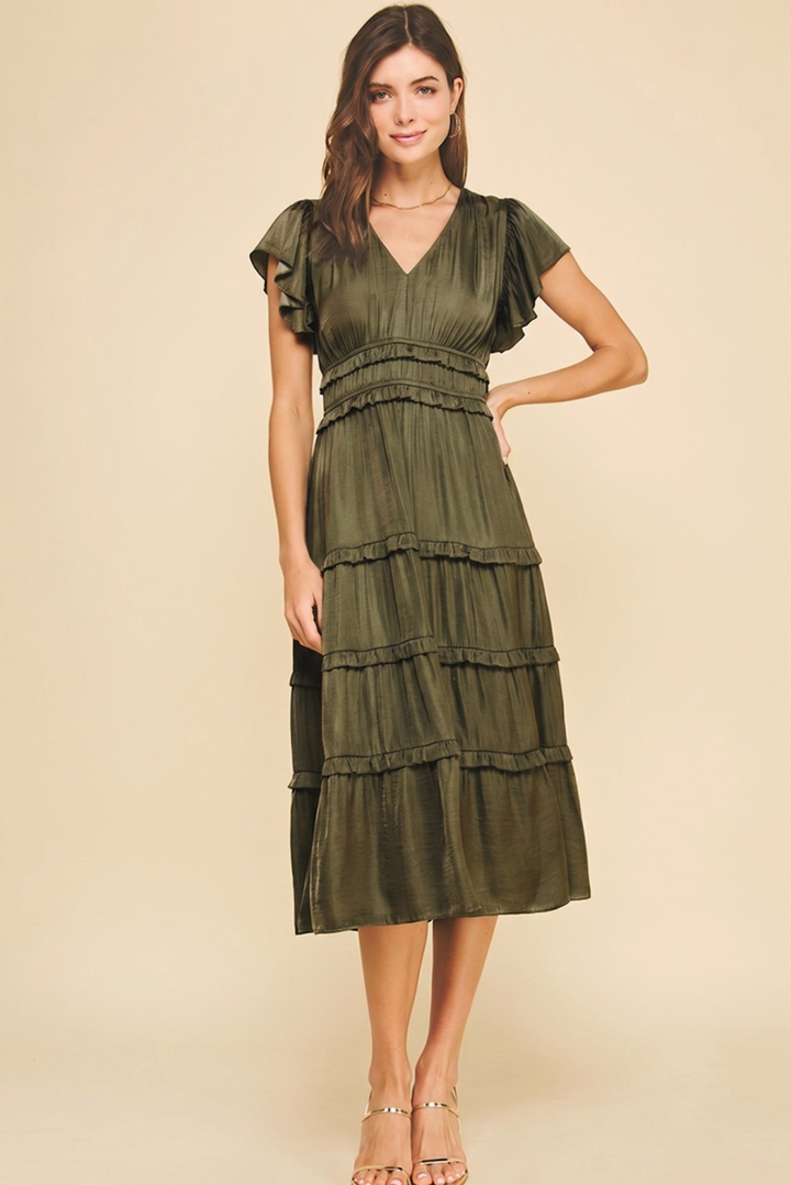 Lainey Tiered Midi Dress