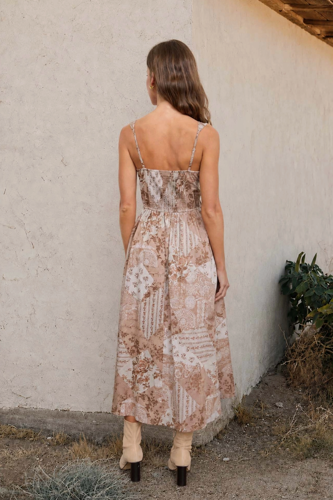 Uma Corset Midi Dress