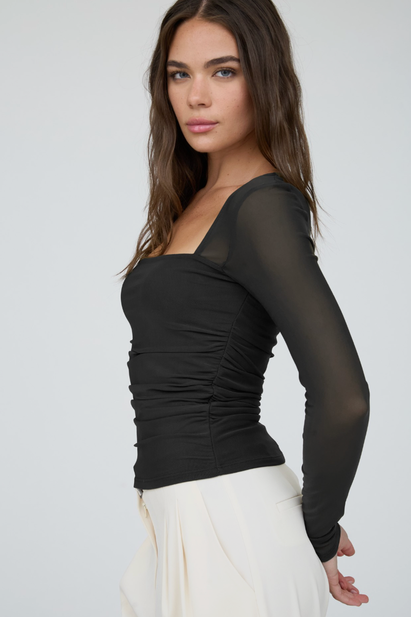 Susan Square Neck Top
