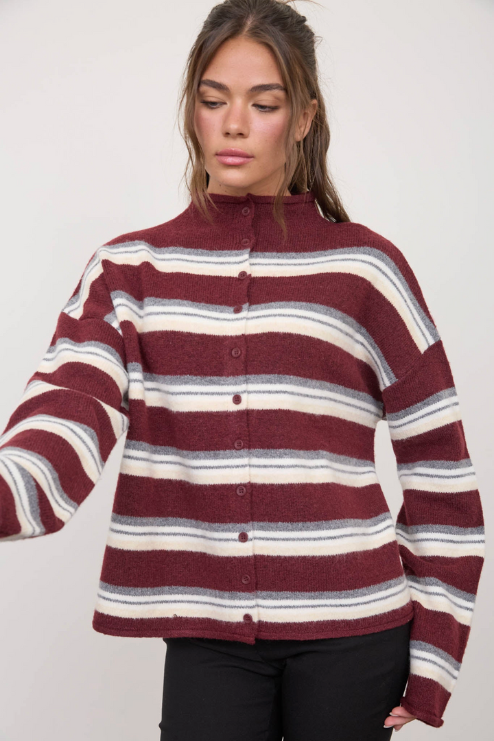 Mila Multi Stripe Cardigan