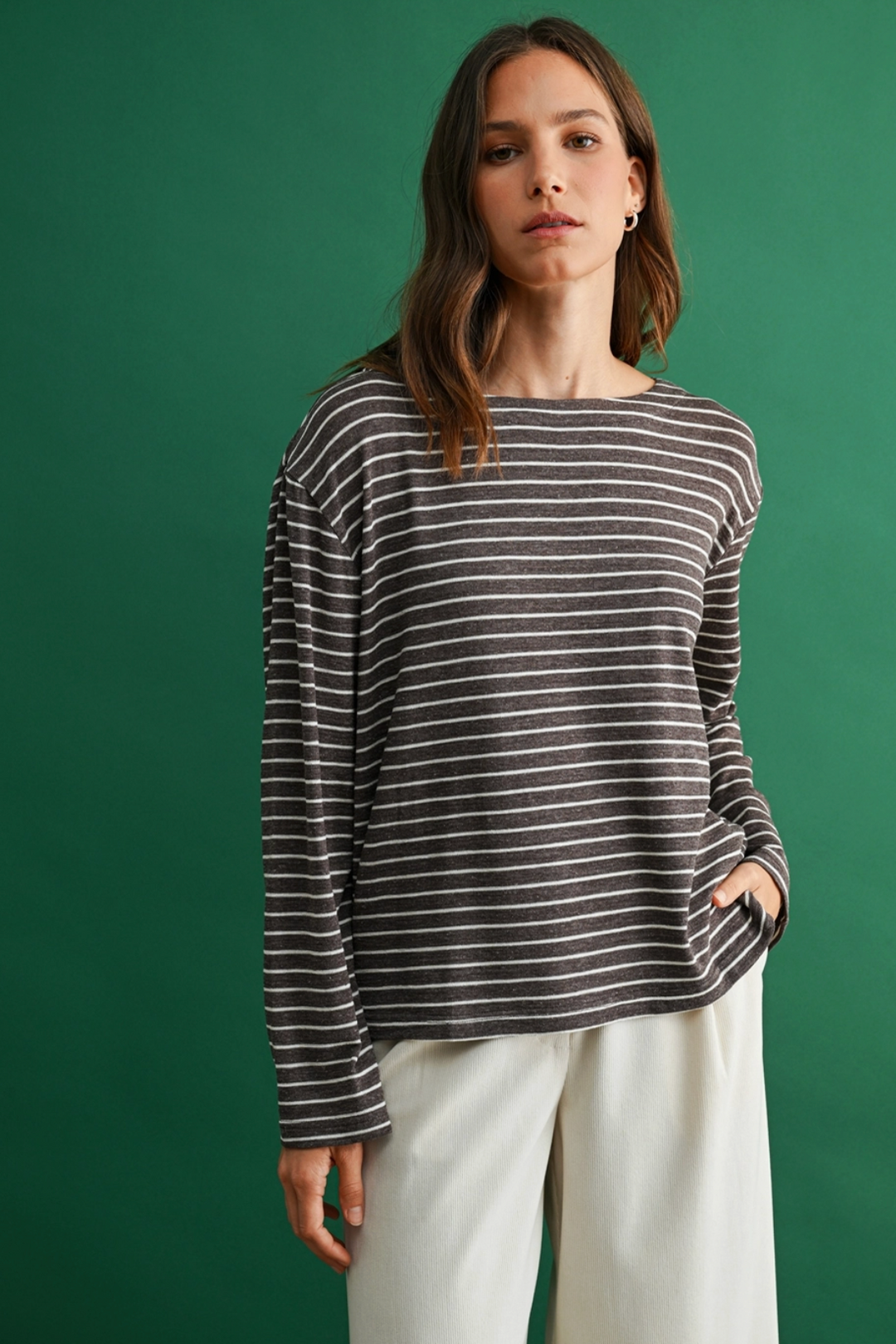 Tillie Striped Knit Top