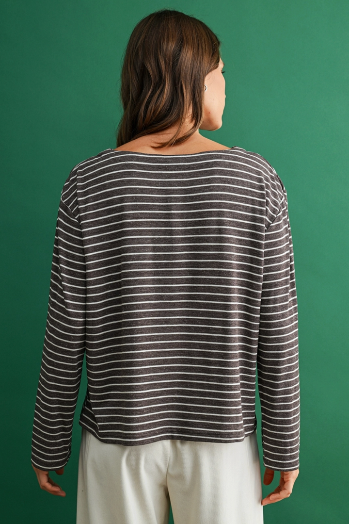 Tillie Striped Knit Top