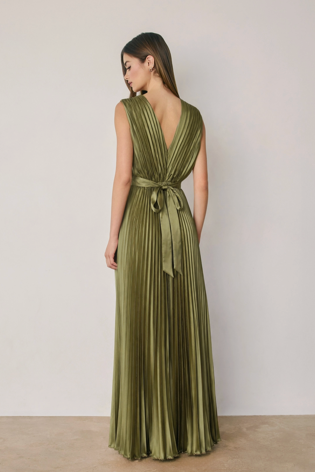 Kat Pleated Maxi Dress
