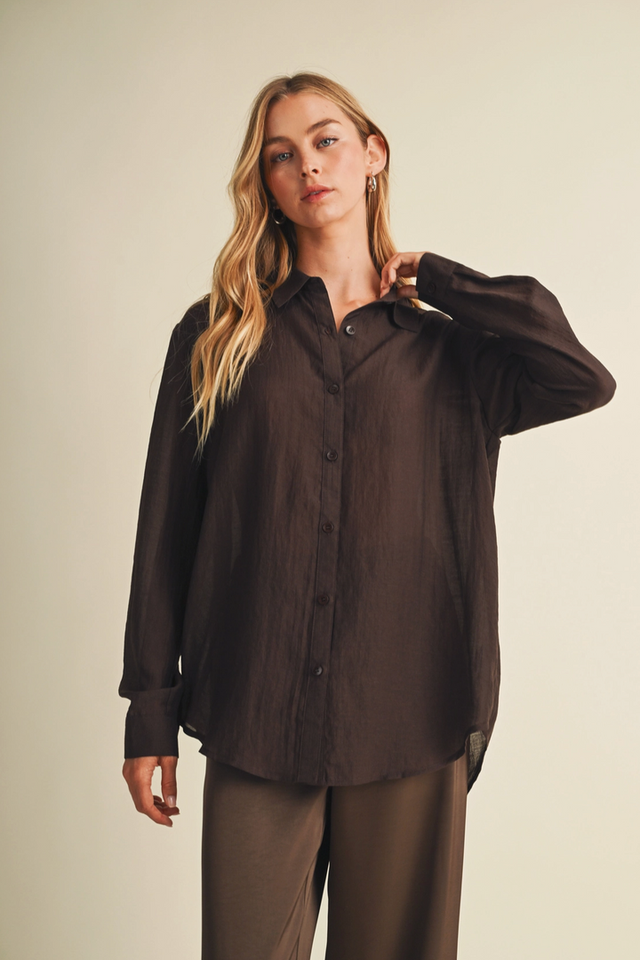 Nora Crinkle Weave Blouse