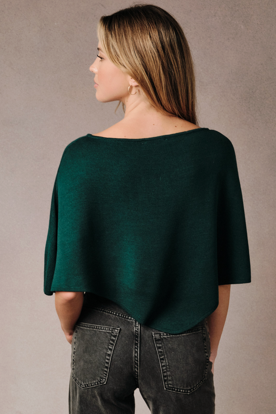 Henri Boat Neck Poncho