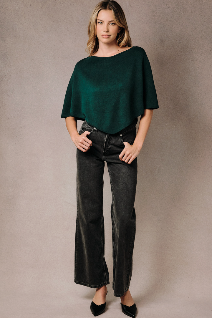 Henri Boat Neck Poncho