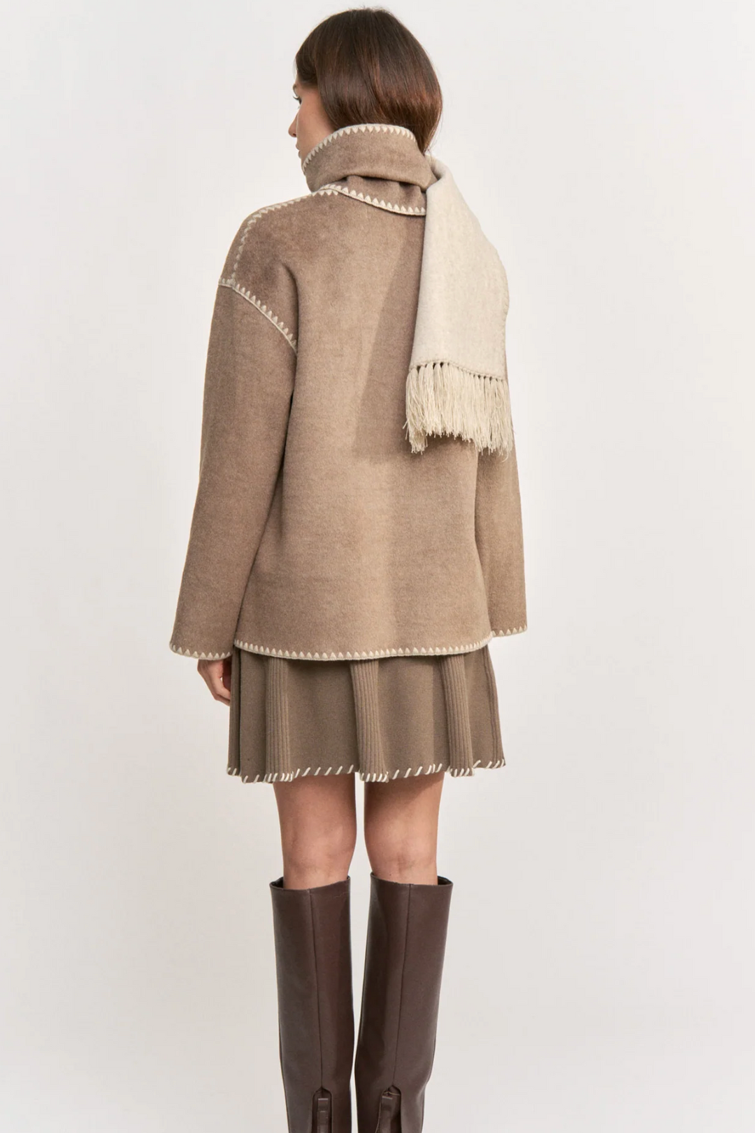Wendy Oversized Coat w/ Scarf