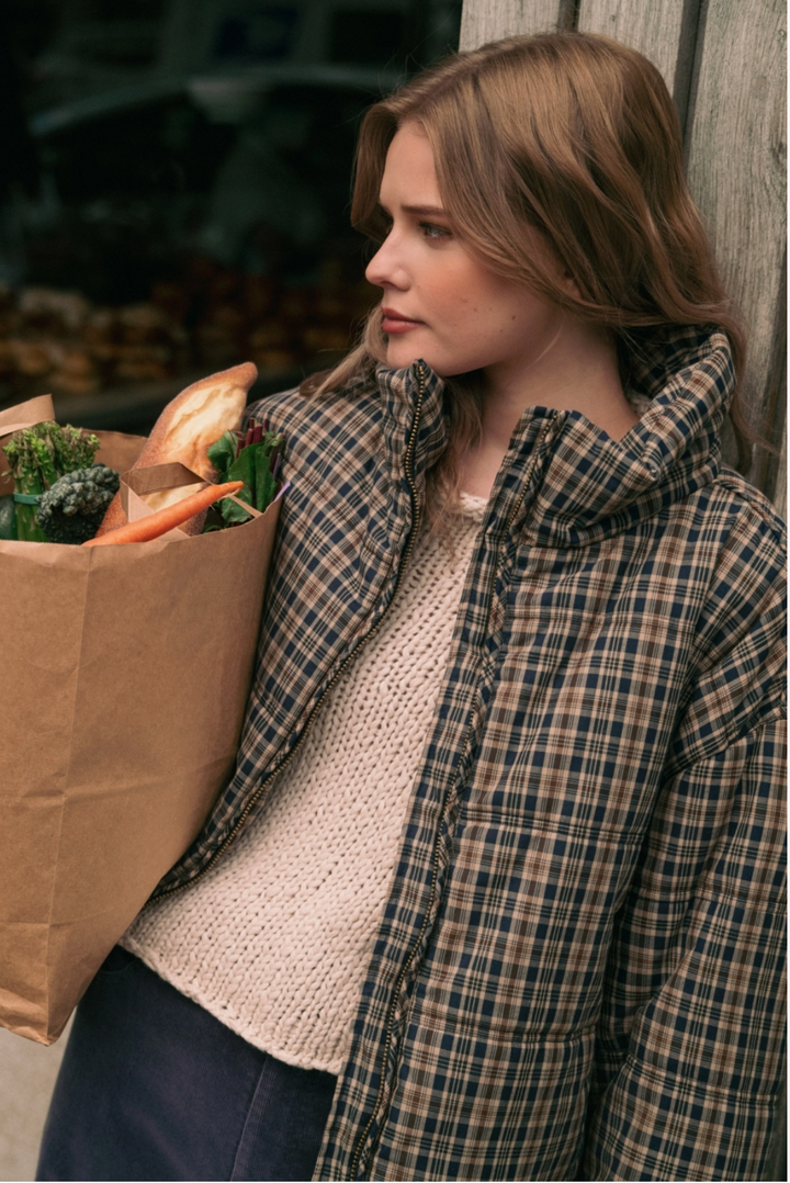 Sai Plaid Puffer Jacket