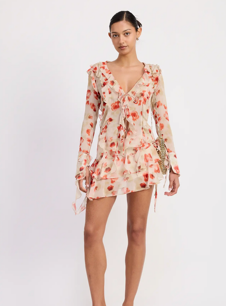 Ruffle Tie Blouse