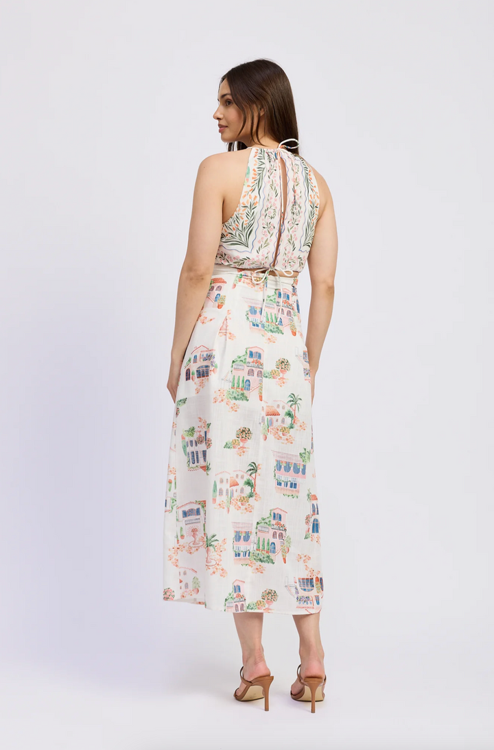 Alaia Linen Maxi Dress