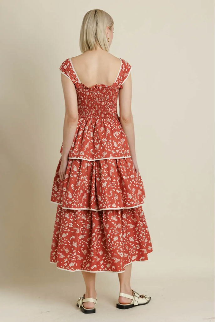 Sonia Tiered Midi Dress