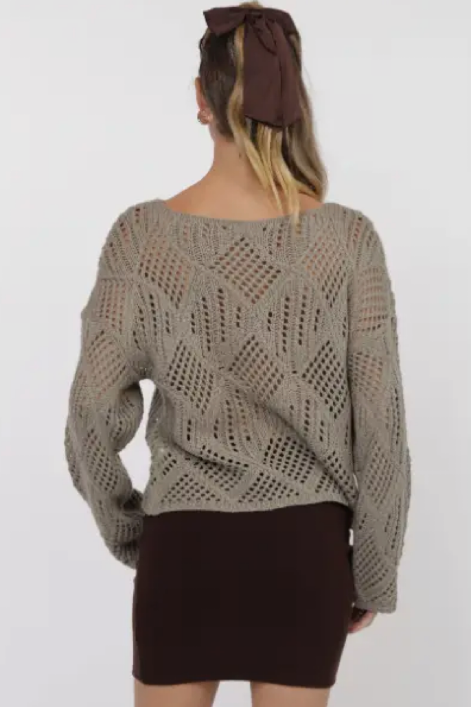 Jaida Open Knit Sweater