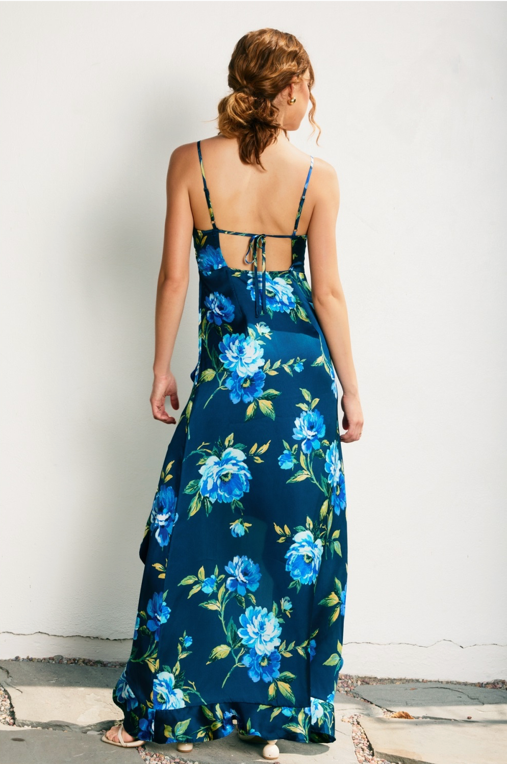 last dance maxi dress Last Dance Velvet and Glitter Gauze Maxi Dress Black / M