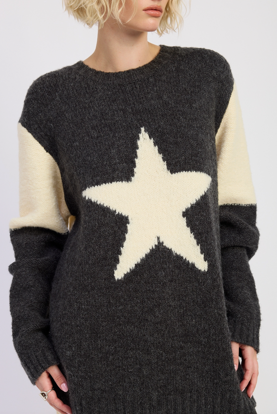 Oversized Star Sweater