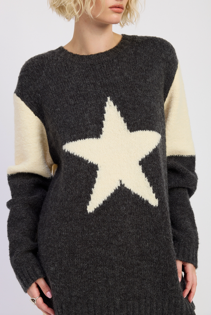 Oversized Star Sweater
