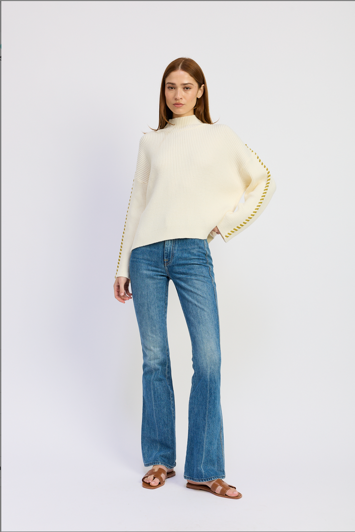 Rosalie Whip Stitch Sweater