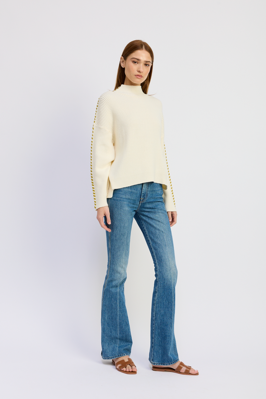 Rosalie Whip Stitch Sweater