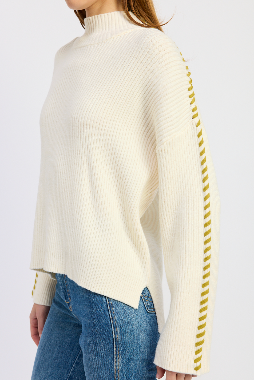 Rosalie Whip Stitch Sweater