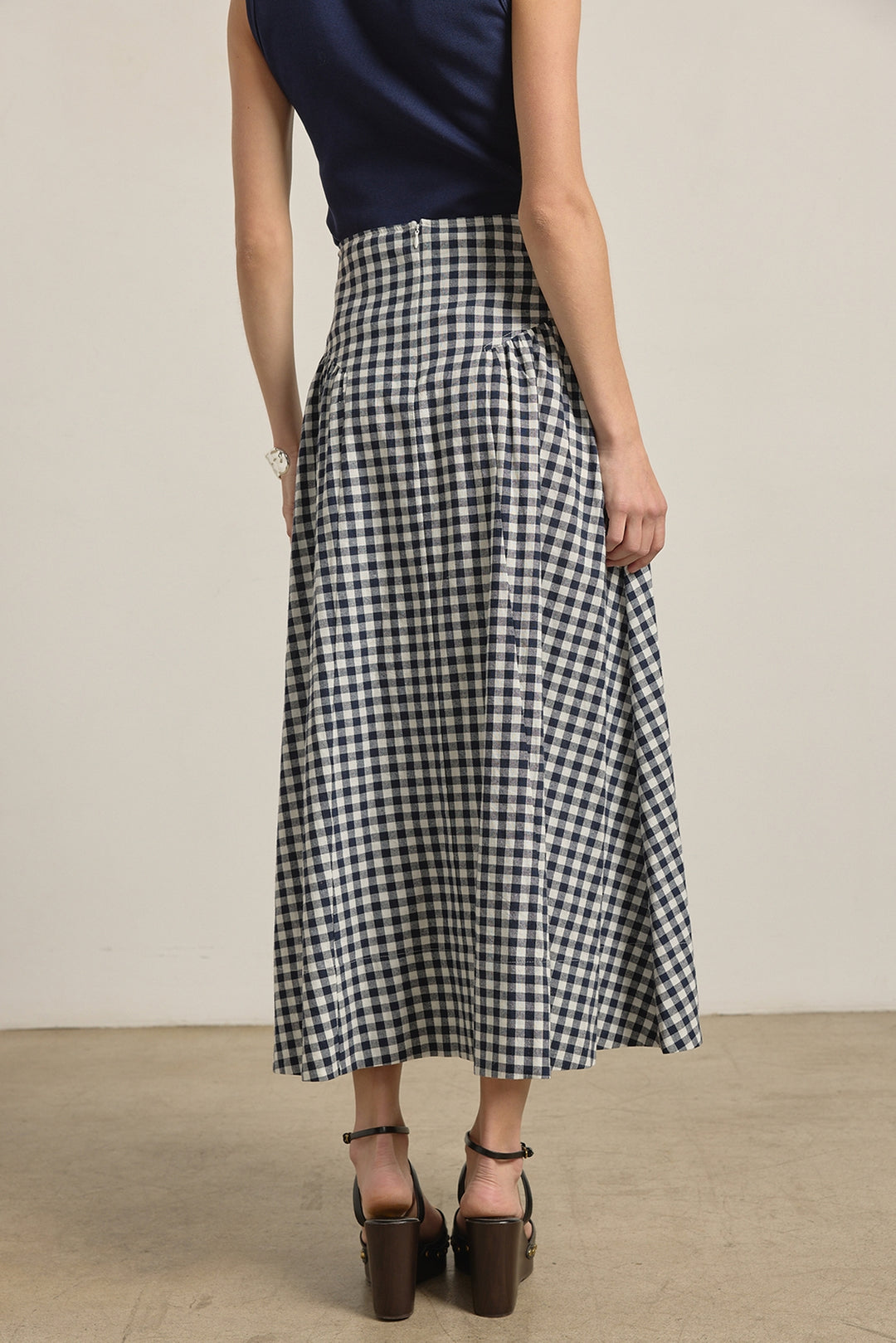 Brianna Gingham Skirt