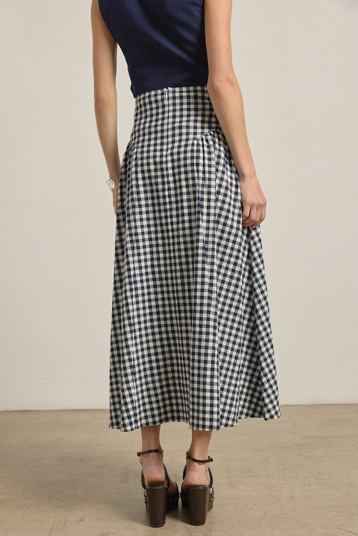 Brianna Gingham Skirt