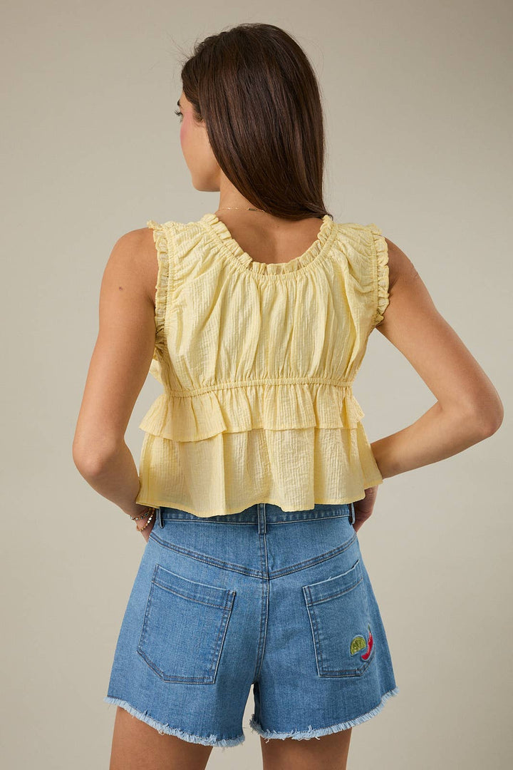 Diana Ruffle Top