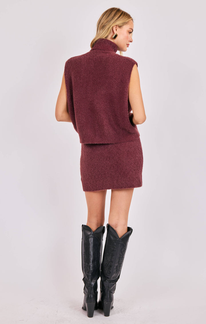 Crosby Fuzzy Mini Skirt