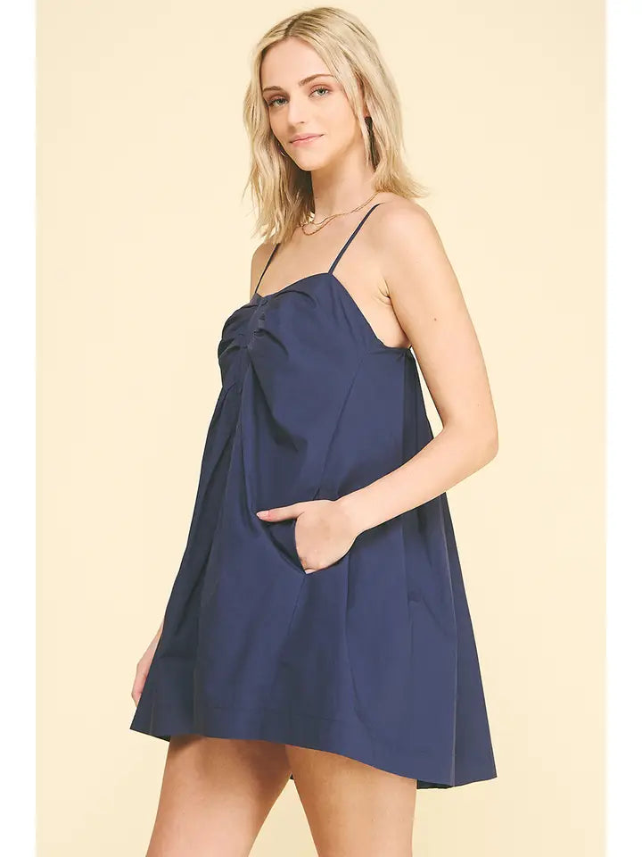 Maya Button Down Mini Dress