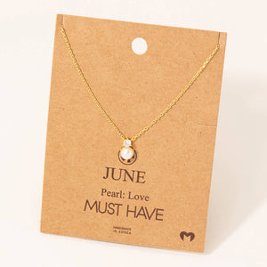 Birthstone Necklace