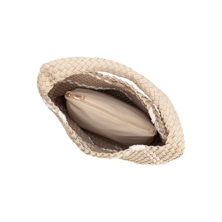 Johanna Almond Nylon Shoulder Bag