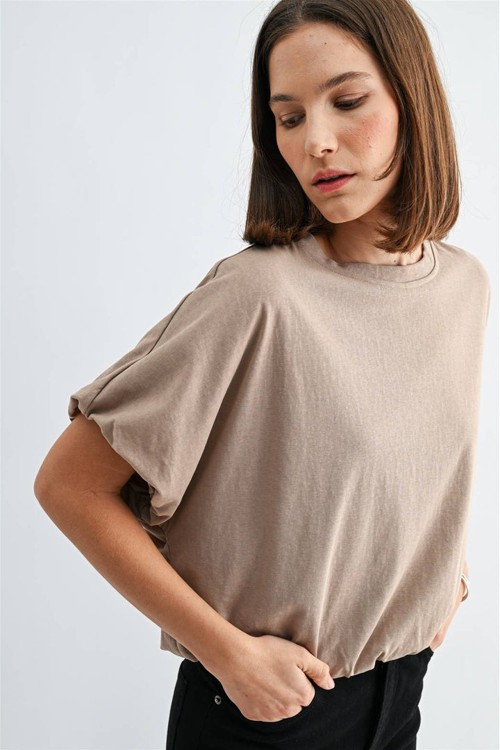 Sabrina Ballon Sleeve Top
