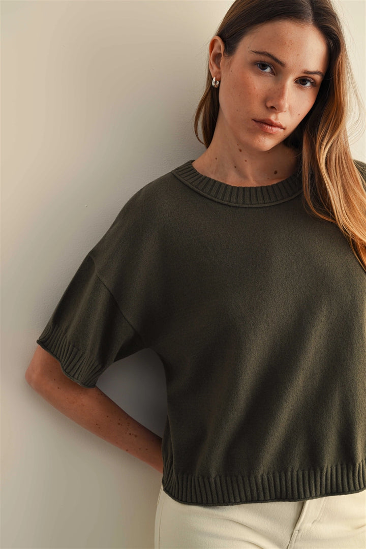 Trinity Cropped Sweater
