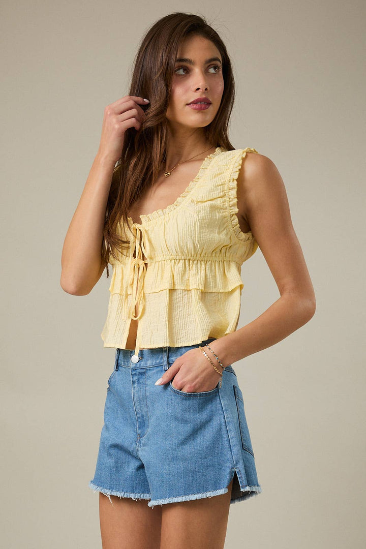 Diana Ruffle Top