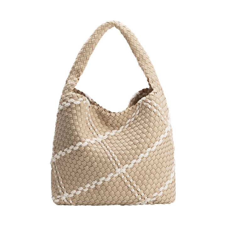 Johanna Almond Nylon Shoulder Bag