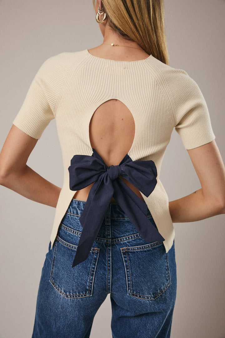 Cece Tie Back Top