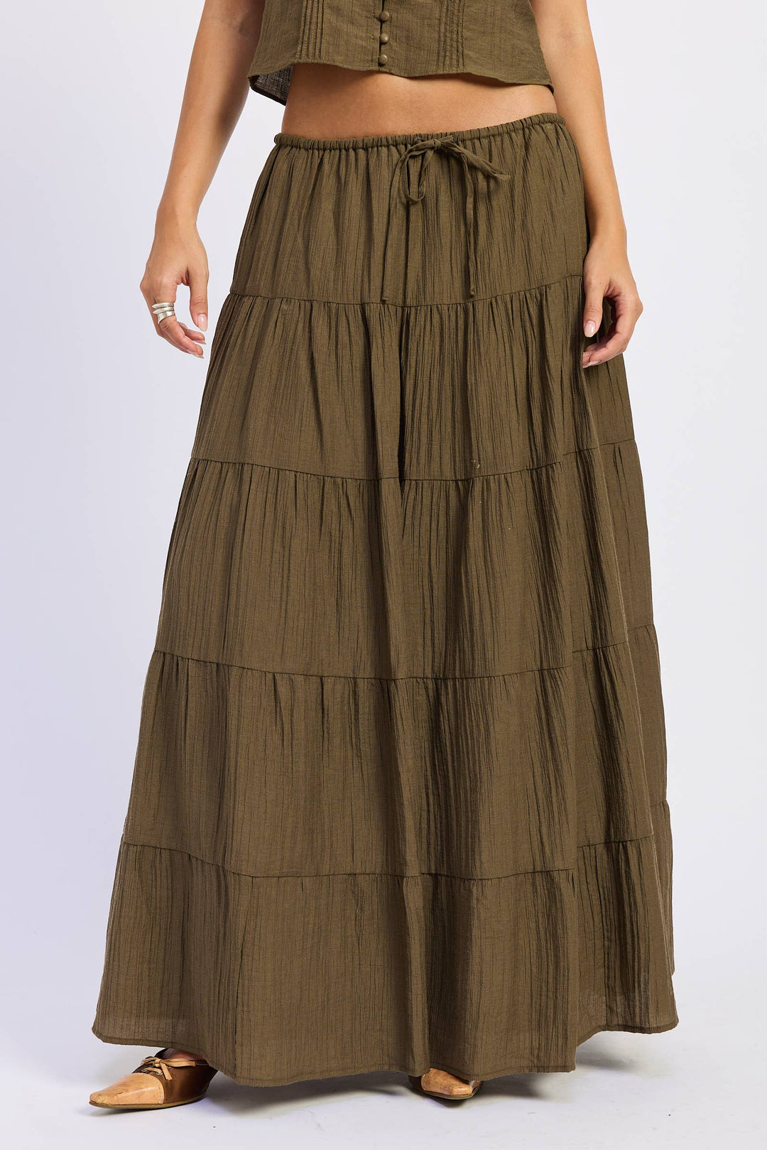 Charlotte Tiered Maxi Skirt