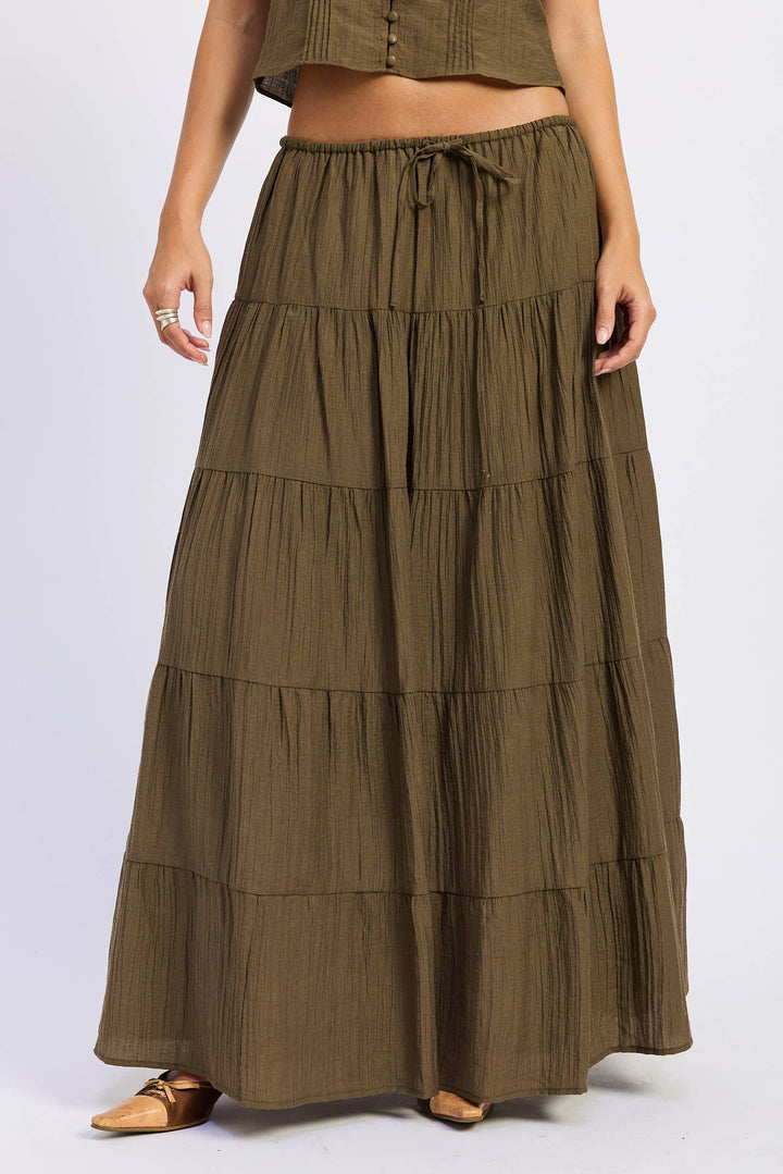 Charlotte Tiered Maxi Skirt