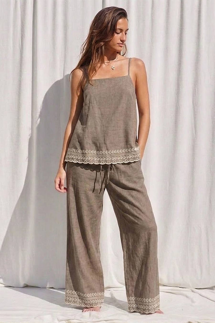 Phoebe Embroidery Top
