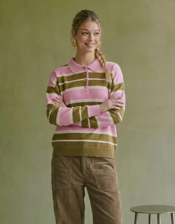Brooke Striped Polo
