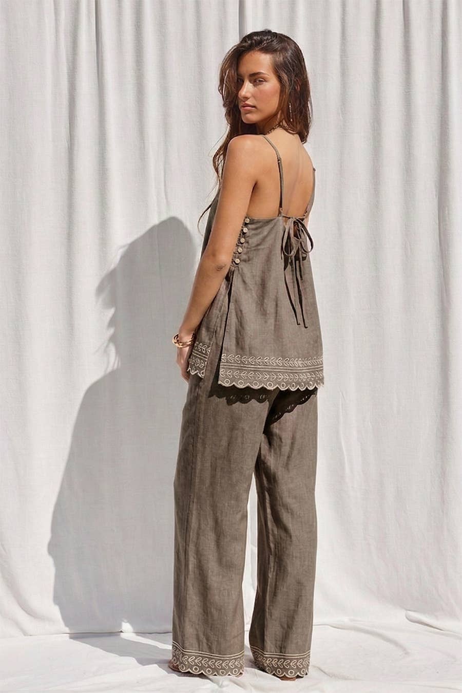 Phoebe Embroidery Top