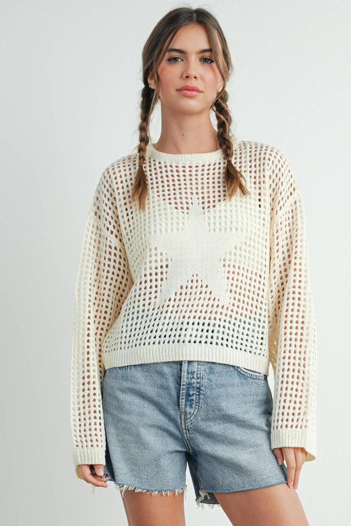 Starlight Crochet Sweater