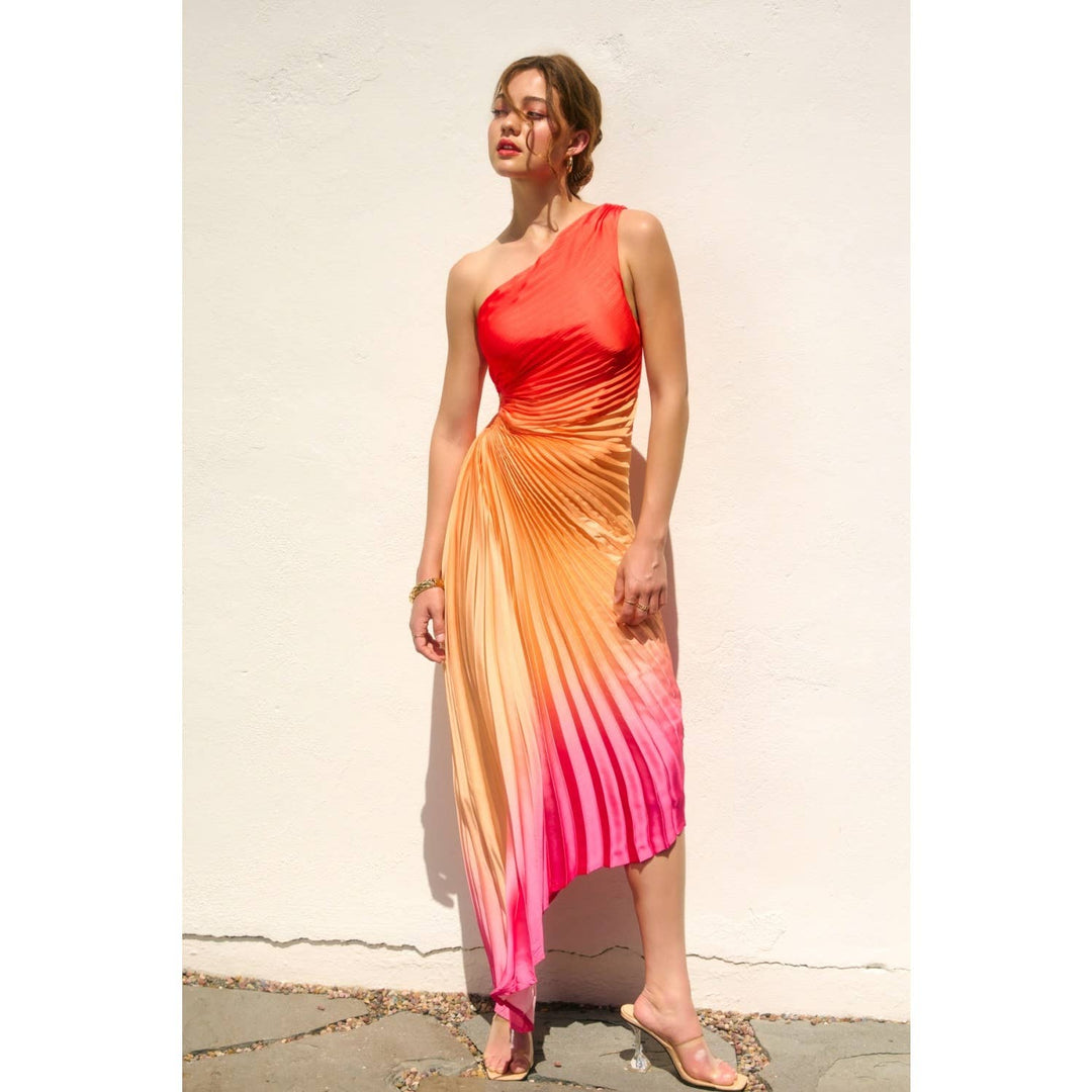 Sunset Ombre Maxi Dress