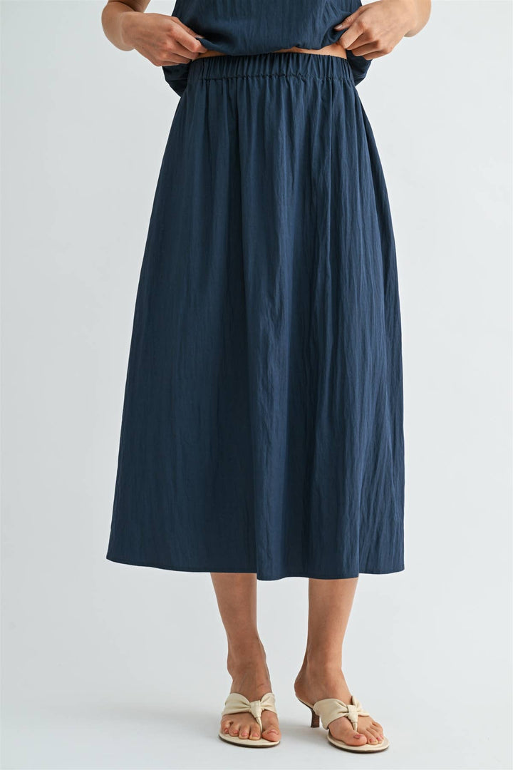 Soette Solid Maxi Skirt