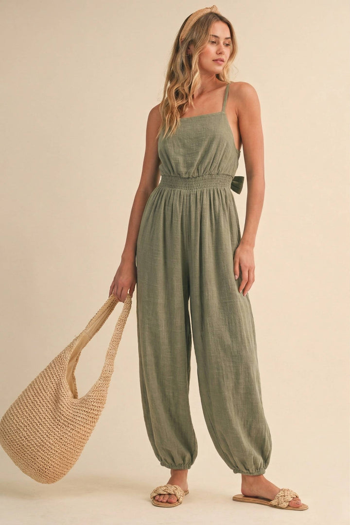 Donna Backless Jumpsuit