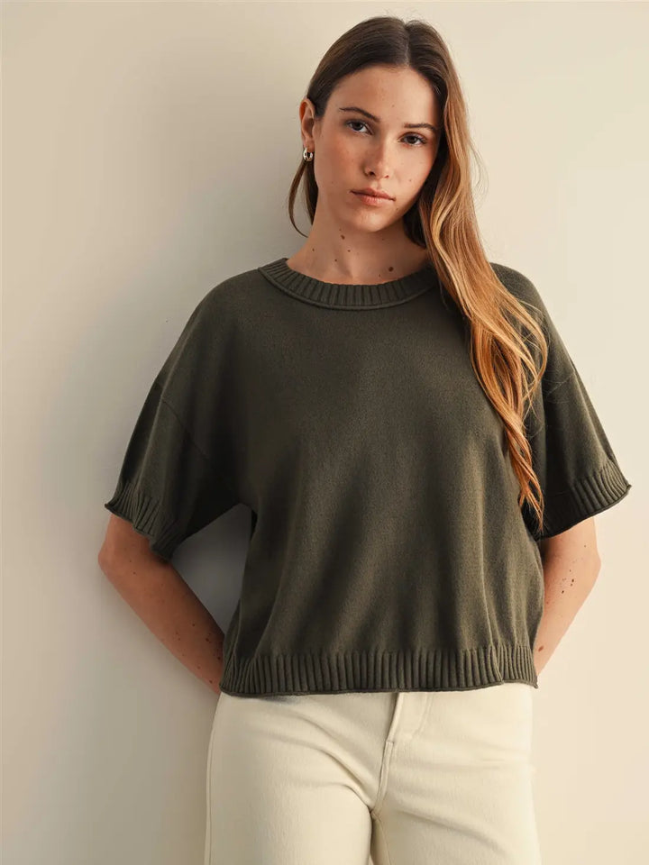 Trinity Cropped Sweater